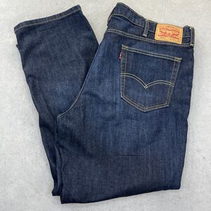 Levis 541 Jeans 42x30 Mens Blue Denim Athletic Fit Taper Dark Wash Indigo